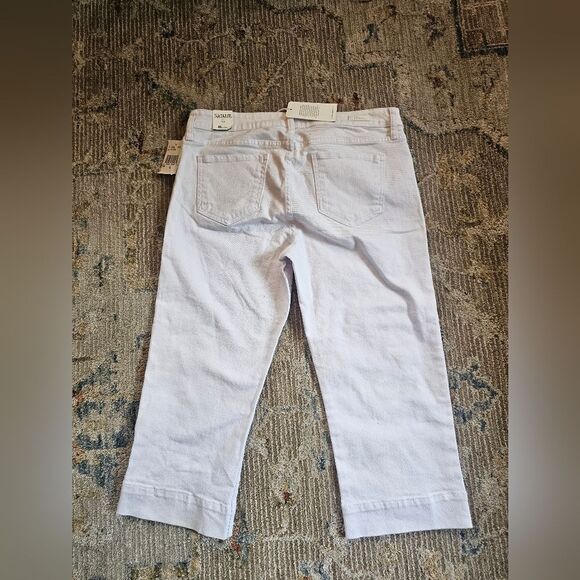 NWT Kut From The Kloth Natalie Crop Sz 10 With 19" Inseam - Picture 1 of 5
